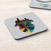 HOGWARTS™ Castle Wappen House Pride Abzeichen Getränkeuntersetzer (Linke Seite)