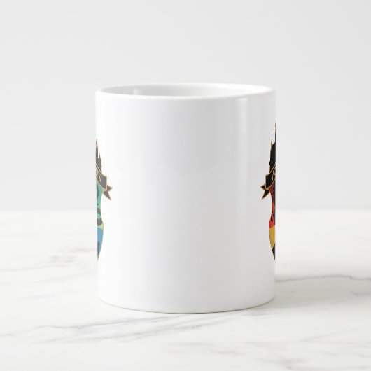 HOGWARTS™ Castle Wappen House Pride Abzeichen Jumbo-Tasse (Vorderseite)