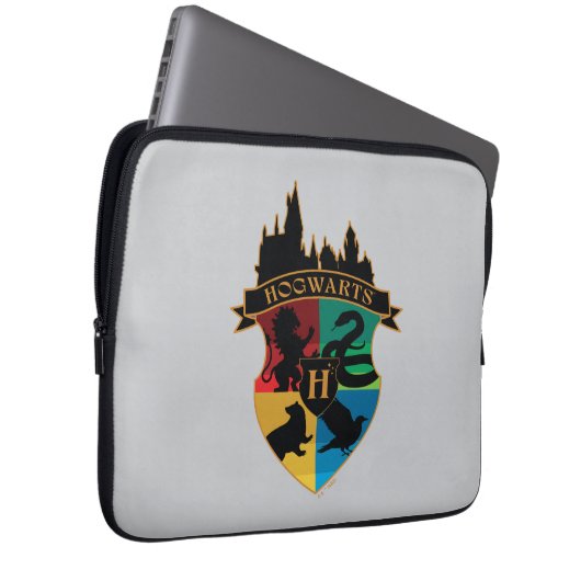 HOGWARTS™ Castle Wappen House Pride Abzeichen Laptopschutzhülle (Vorne Rechts)