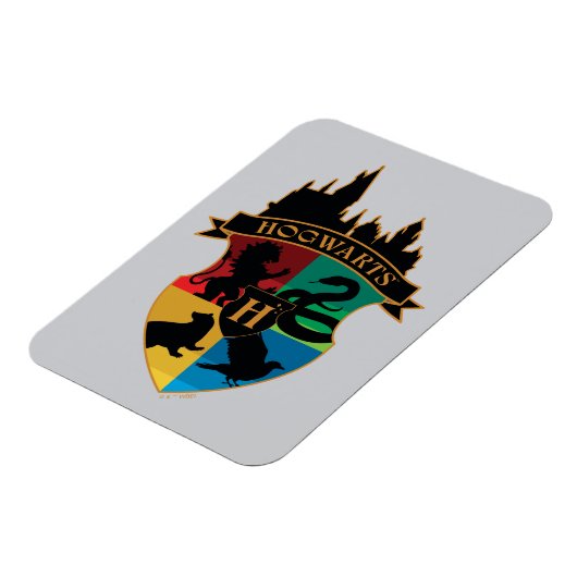 HOGWARTS™ Castle Wappen House Pride Abzeichen Magnet (Linke Seite)