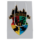 HOGWARTS™ Castle Wappen House Pride Abzeichen Mittlere Geschenktüte (Rückseite)
