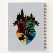 HOGWARTS™ Castle Wappen House Pride Abzeichen Notizblock (Rückseite)