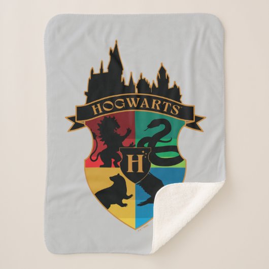 HOGWARTS™ Castle Wappen House Pride Abzeichen Sherpadecke (Vorderseite)