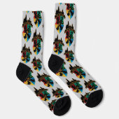 HOGWARTS™ Castle Wappen House Pride Abzeichen Socken (Rechts)