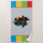 HOGWARTS™ Castle Wappen House Pride Abzeichen Strandtuch (Vorderseite)