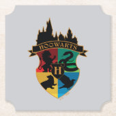 HOGWARTS™ Castle Wappen House Pride Abzeichen Untersetzer (Vorderseite)