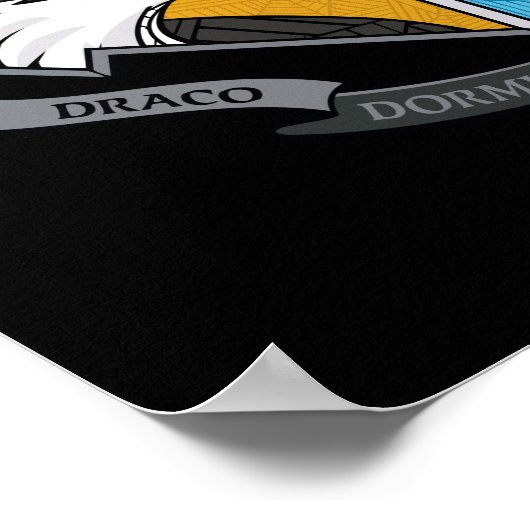 HOGWARTS™ Crosshatched Poster (Ecke)