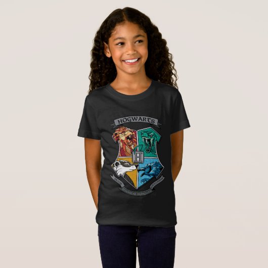 HOGWARTS™ Crosshatched T-Shirt (Vorne ganz)
