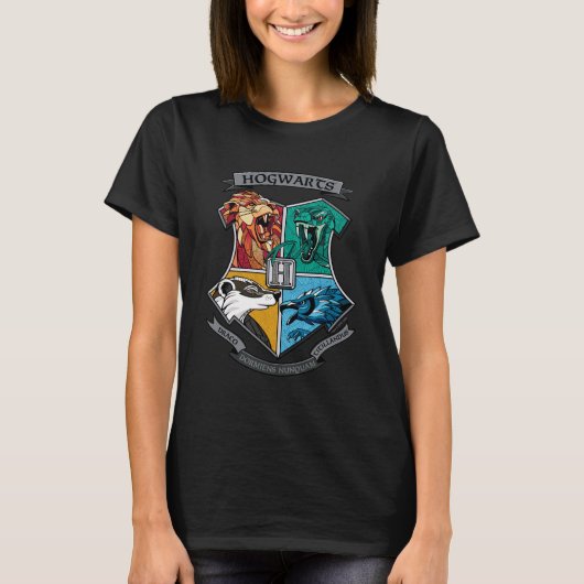 HOGWARTS™ Crosshatched T-Shirt (Vorderseite)