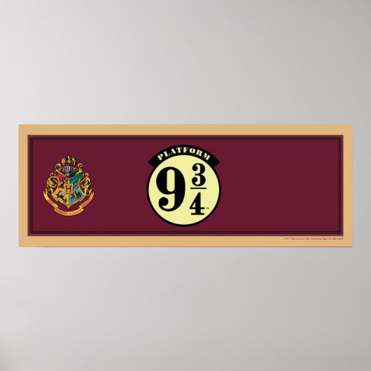 HOGWARTS™ EXPRESS-Plattform 9 3/4-Banner Poster (Vorne)