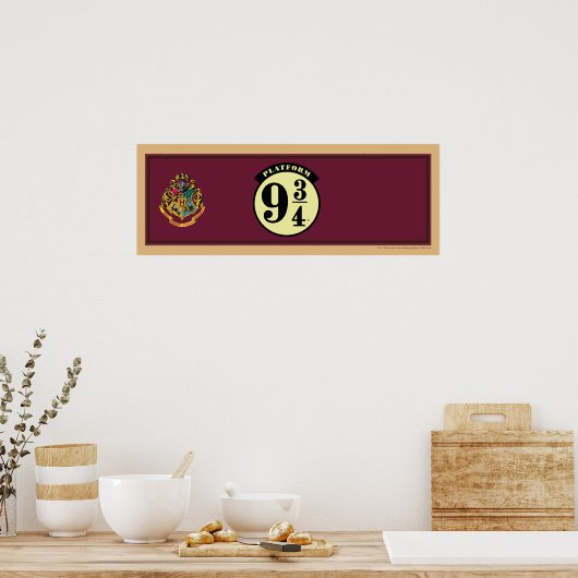 HOGWARTS™ EXPRESS-Plattform 9 3/4-Banner Poster (Küche)