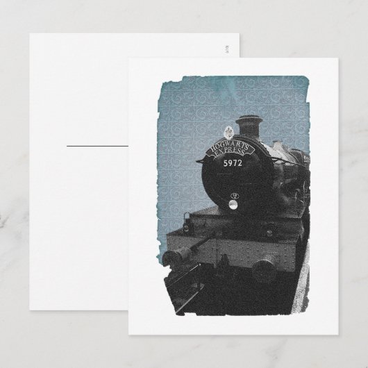 Hogwarts Express Postkarte (Vorne/Hinten)