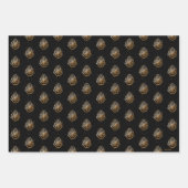 HOGWARTS™ Goldenes Wappen Geschenkpapier Set (Vorderseite 2)