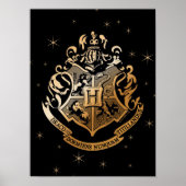 HOGWARTS™ Goldenes Wappen Poster (Vorne)