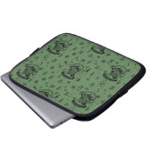 HOGWARTS™ Green Pattern Laptopschutzhülle (Vorne Knopf)