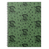 HOGWARTS™ Green Pattern Notizblock (Vorderseite)