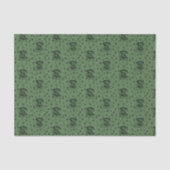 HOGWARTS™ Green Pattern Seidenpapier (Vorderseite)
