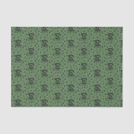 HOGWARTS™ Green Pattern Seidenpapier (Vorderseite)