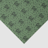 HOGWARTS™ Grünes Muster Seidenpapier (Ausschnitt)