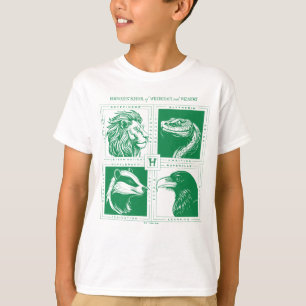 HOGWARTS™ Haus-Tiere-Gitter T-Shirt