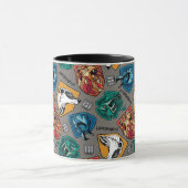 HOGWARTS™ Häuser - Crosshatched Muster Tasse (Zentrum)