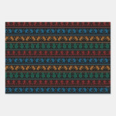 HOGWARTS™ Haustiere Kreuzstich Muster Geschenkpapier Set (Vorderseite 3)