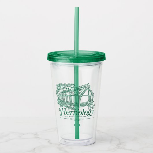 HOGWARTS™ Herbology Greenhouse Acryltrinkbecher (Vorderseite)