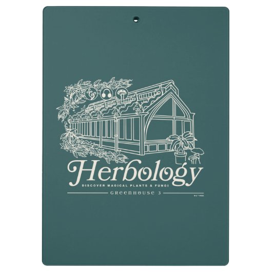 HOGWARTS™ Herbology Greenhouse Klemmbrett (Rückseite)