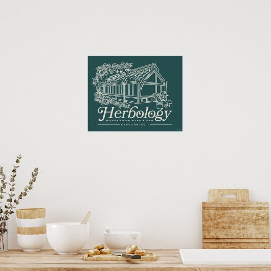 HOGWARTS™ Herbology Greenhouse Poster (Küche)