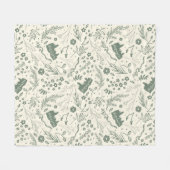 HOGWARTS™ Herbology Magic Pattern Fleecedecke (Vorderseite (Horizontal))