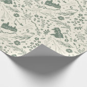 HOGWARTS™ Herbology Magic Pattern Geschenkpapier (Ecke)