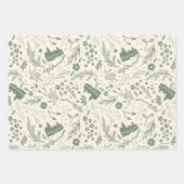 HOGWARTS™ Herbology Magic Pattern Geschenkpapier Set (Vorderseite)