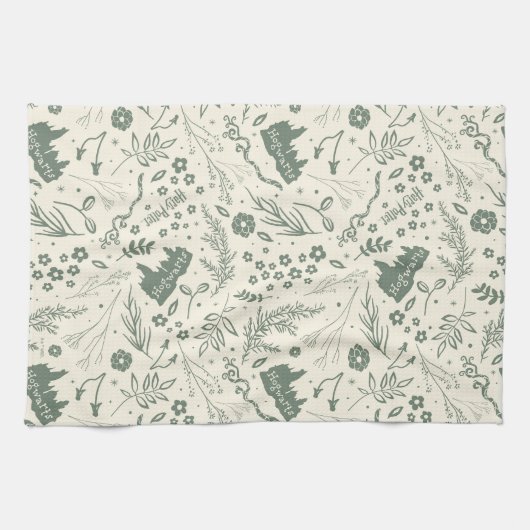 HOGWARTS™ Herbology Magic Pattern Geschirrtuch (Horizontal)