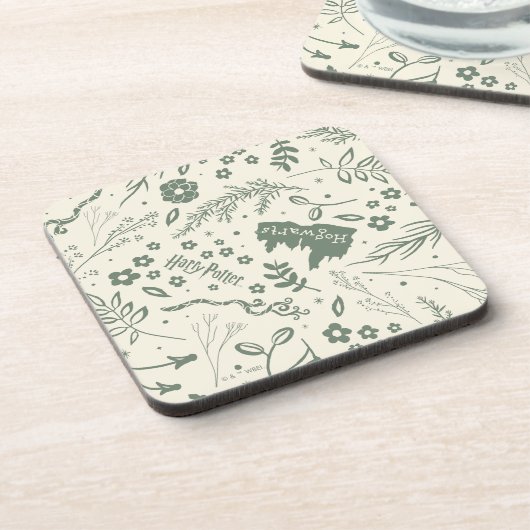 HOGWARTS™ Herbology Magic Pattern Getränkeuntersetzer (Linke Seite)