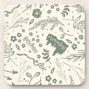 HOGWARTS™ Herbology Magic Pattern Getränkeuntersetzer