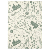 HOGWARTS™ Herbology Magic Pattern Klemmbrett (Rückseite)