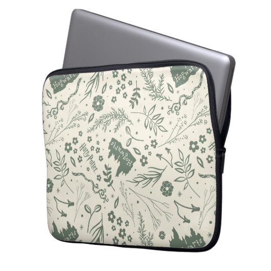 HOGWARTS™ Herbology Magic Pattern Laptopschutzhülle (Vorderseite Links)