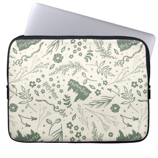 HOGWARTS™ Herbology Magic Pattern Laptopschutzhülle (Vorderseite)