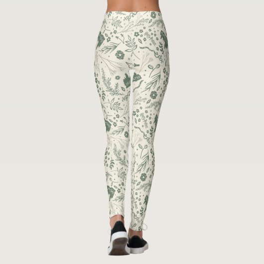 HOGWARTS™ Herbology Magic Pattern Leggings (Rückseite)