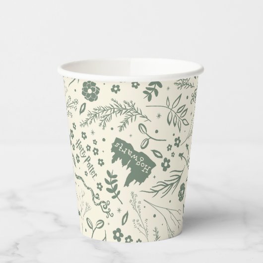 HOGWARTS™ Herbology Magic Pattern Pappbecher (Links)