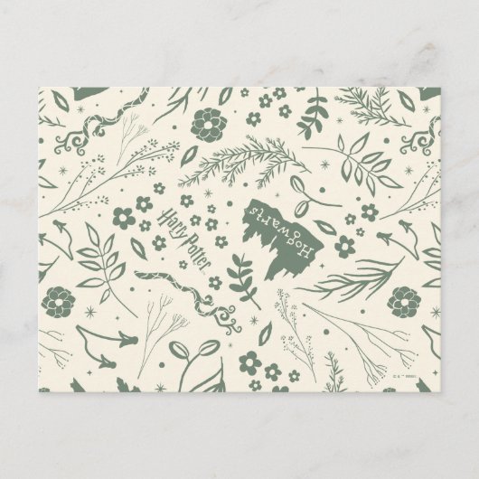 HOGWARTS™ Herbology Magic Pattern Postkarte (Vorderseite)