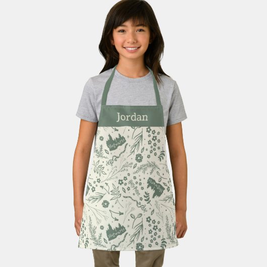 HOGWARTS™ Herbology Magic Pattern Schürze (Insitu)