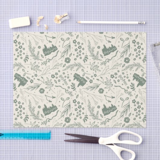 HOGWARTS™ Herbology Magic Pattern Seidenpapier (Handwerk)