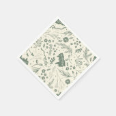 HOGWARTS™ Herbology Magic Pattern Serviette (Ecke)