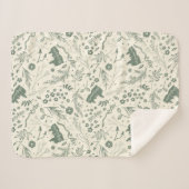 HOGWARTS™ Herbology Magic Pattern Sherpadecke (Vorderseite (Horizontal))