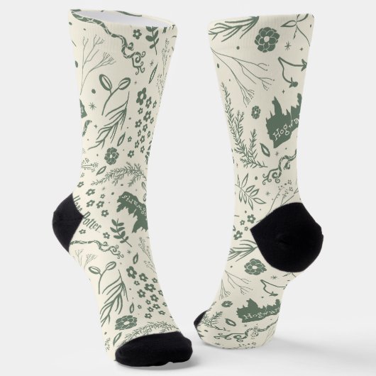 HOGWARTS™ Herbology Magic Pattern Socken (Gewinkelt)