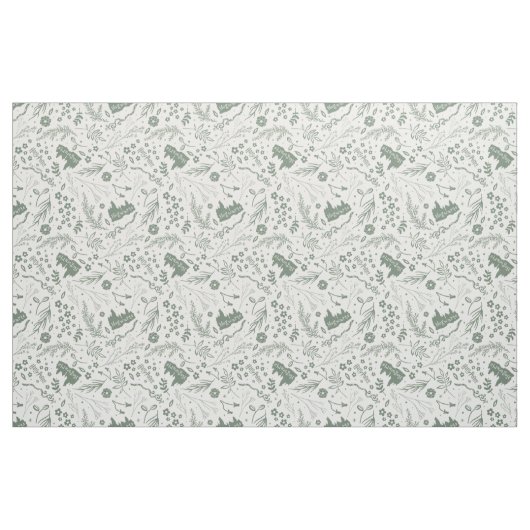 HOGWARTS™ Herbology Magic Pattern Stoff (Yard (91,4 cm))