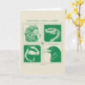 HOGWARTS™ House Animals Grid Karte (Gelbe Blume)