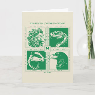 HOGWARTS™ House Animals Grid Karte
