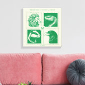 HOGWARTS™ House Animals Grid Leinwanddruck (Insitu (Wohnzimmer))